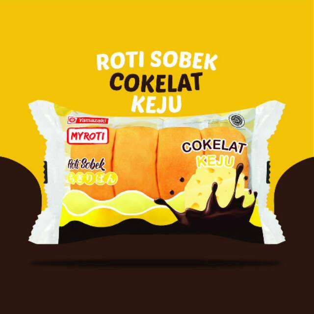 

Roti Sobek Cokelat Keju