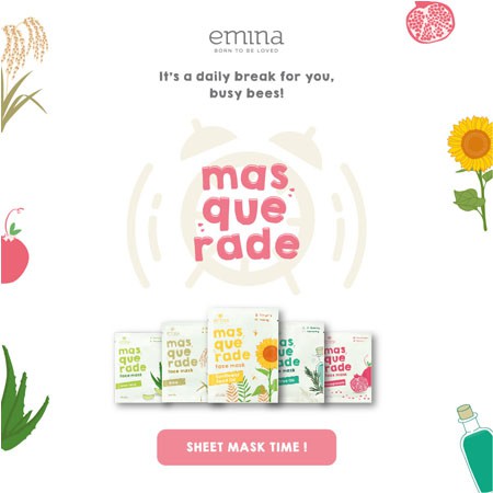 EMINA MASQUERADE FACE MASK 23gr