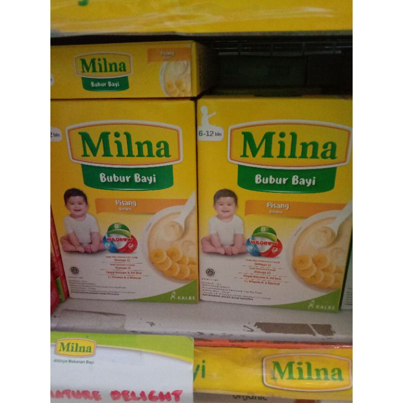 milna pisang bubur bayi 6-12 bulan