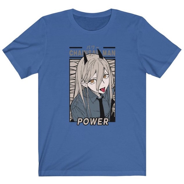 Kaos Power The Chainsaw Man Anime Manga Premium Unisex