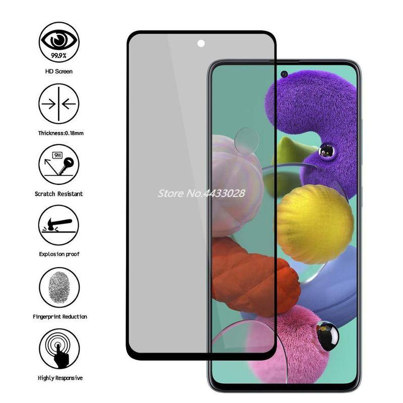 Tempered Glass Pelindung Layar Samsung Galaxy A70 A71 A71s A8 A80 A81 A9 A90 A91 A9s F52 J2 J4 J6 J8 2018 Pro Plus 5G