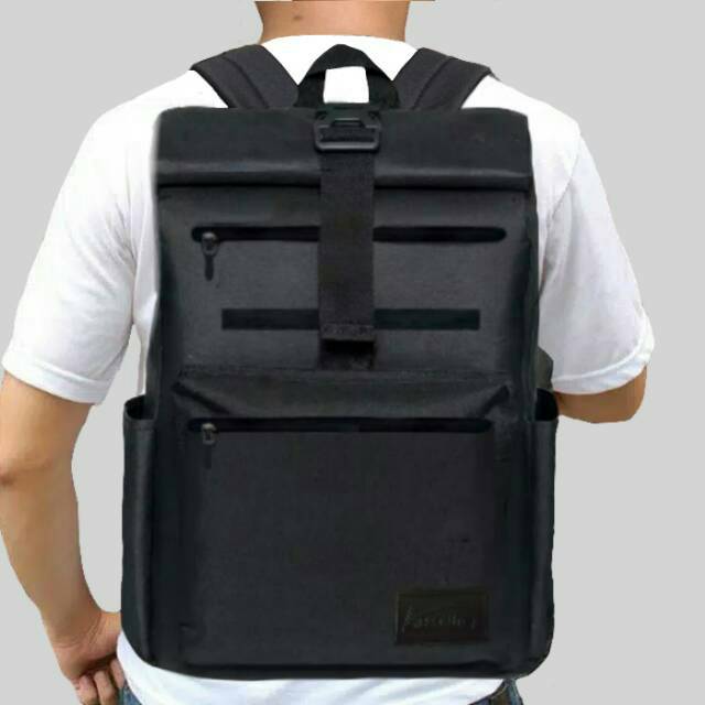 ABSOLUTE Tas Ransel Waterproof Backpack Fashion Laptop Up 14 inch Ransel Pria Wanita Tas Sekolah