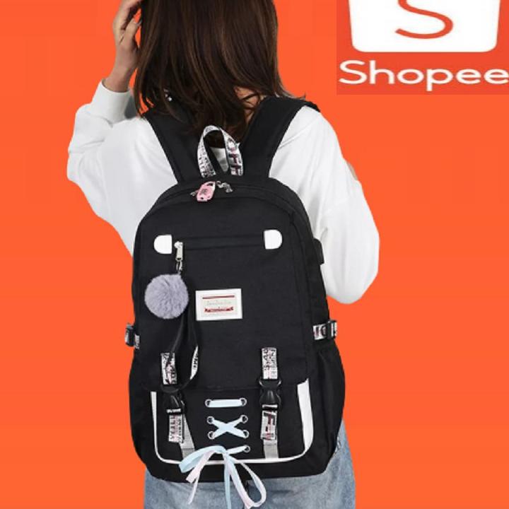 ✥ AZLAN_SHOP06 - TAS RANSEL SEKOLAH WANITA TERBARU 2021 TAS RANSEL ANAK SEKOLAH SD SMP SMA TERKINI ▲
