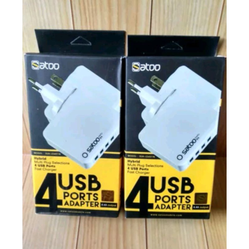 Charger SATOO Fast Charger 4 USB Ports 4.4 A Output - Original