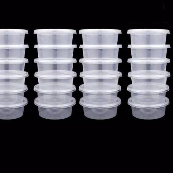 ϟPromoterbaru 20 pcs Wadah slime 35 ml  warna putih, saos cup 35 ml dan 60 ml cup slime