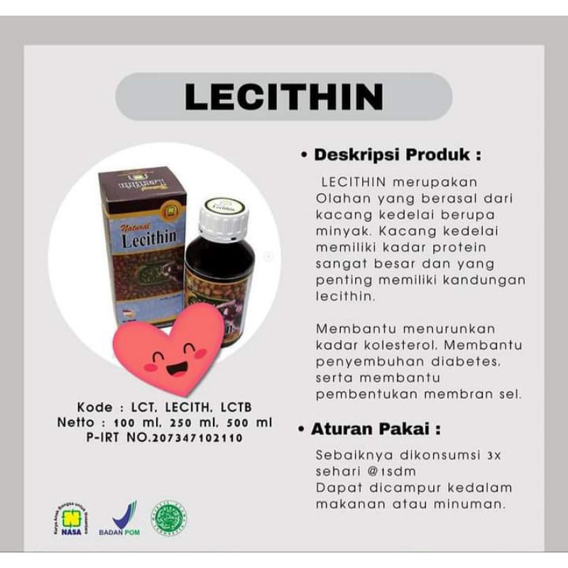 LECITHIN NASA REPACK // LECITHIN NASA ECER 20ml