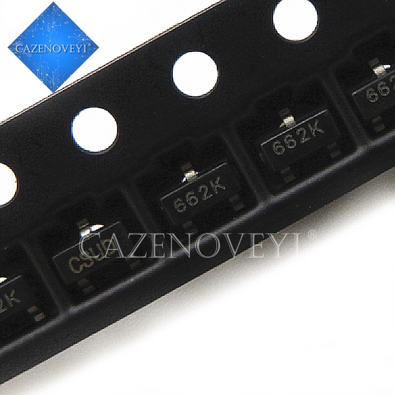 100pcs Ic XC6206P332MR XC6206P332 XC6206 SOT-23 SMD (662K) 3.3V 0.5A