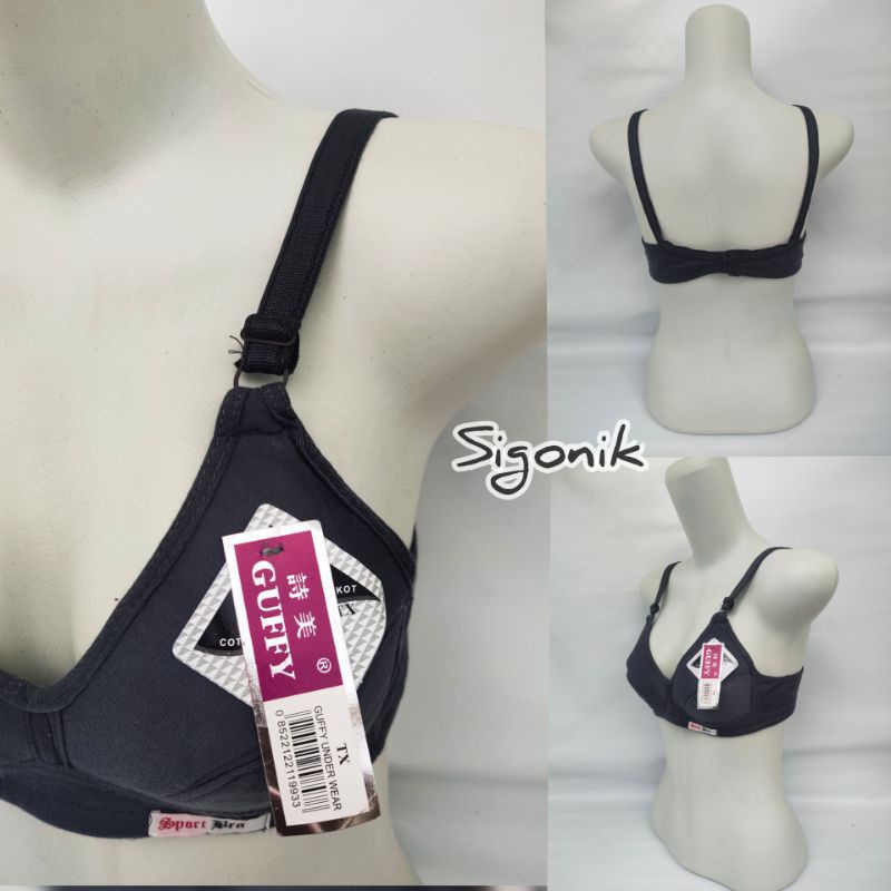 BH WANITA SPORT BRA TANPA KAWAT SUPER BAGUS 34 36 38 40 42 SESUAI PHOTO (Guffy)