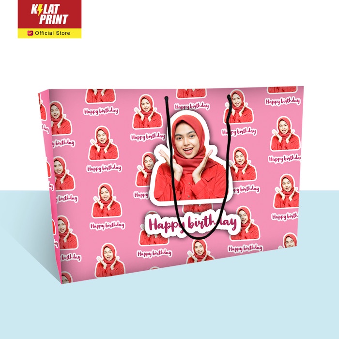 

Terlaris Paper Bag Kado Custom Muka Foto Sendiri Paperbag Special Thumbnail - Large (V2)