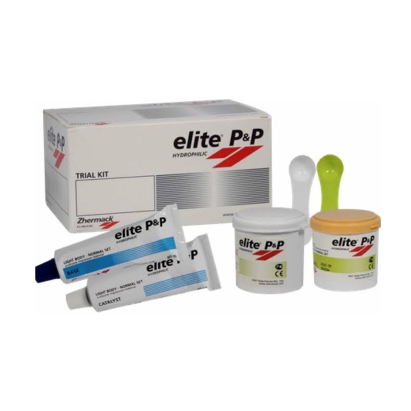 Alice dental trial kit zhermack double impression / putty / light body elite