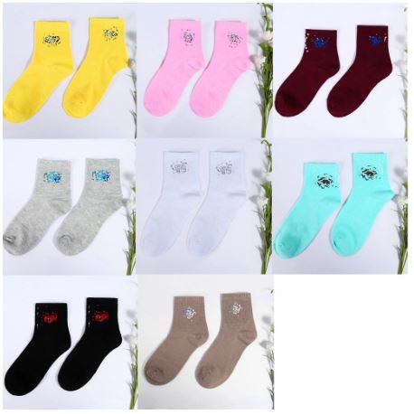 DF VZ072 Kaos Kaki Karakter  Kaos Kaki Tinggi Panjang Kaos Kaki Bahan Katun Import