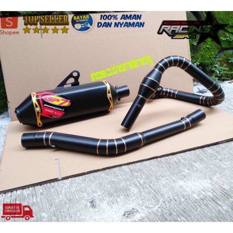 Knalpot Gp7 power core KLX 150,230,250, crf 150,230,250,wr155