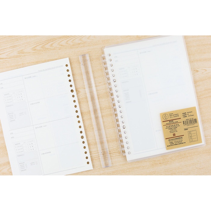 

CODE699 Binder B5 Cover Transparan Wengu