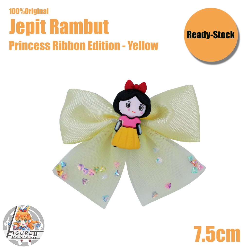 Figure Maniac - Jepit Rambut Anak Princess Ribbon Edition Jepit Rambut Pita