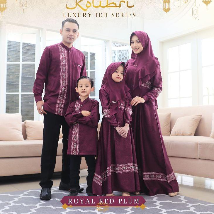 Terbaru.. Kolibri Luxury Adha Series | Gamis dan Koko Family Set | Gamis dan Koko Couple Sarimbit Sy