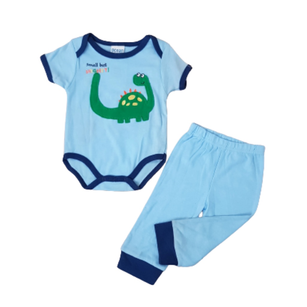 SALE Ocean 2 In 1 Setelan Jumper Pendek Celana Panjang Baju Set Bayi