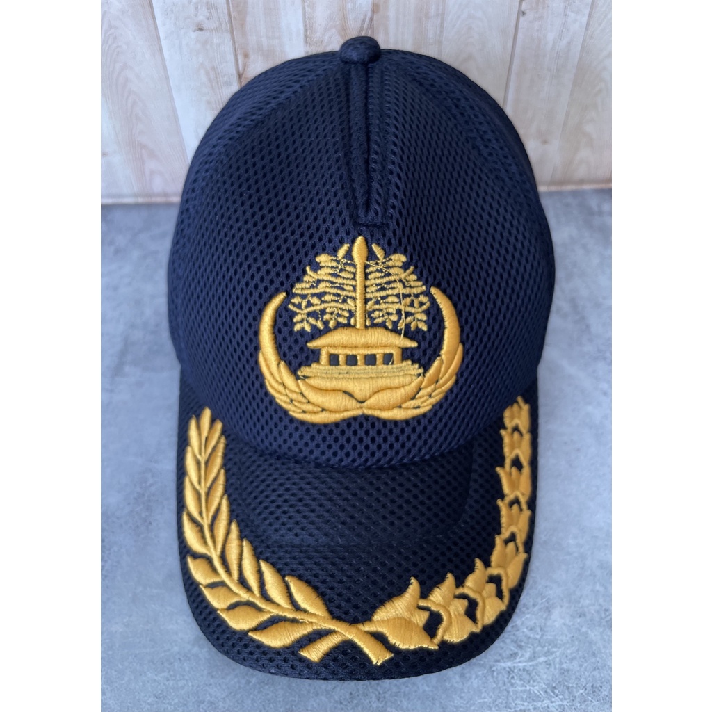 Topi Jaring Korpri PNS Golongan 3 (Padi Kapas Birdong) - Topi Korpri Golongan 3 - Topi Jaring - Topi PNS