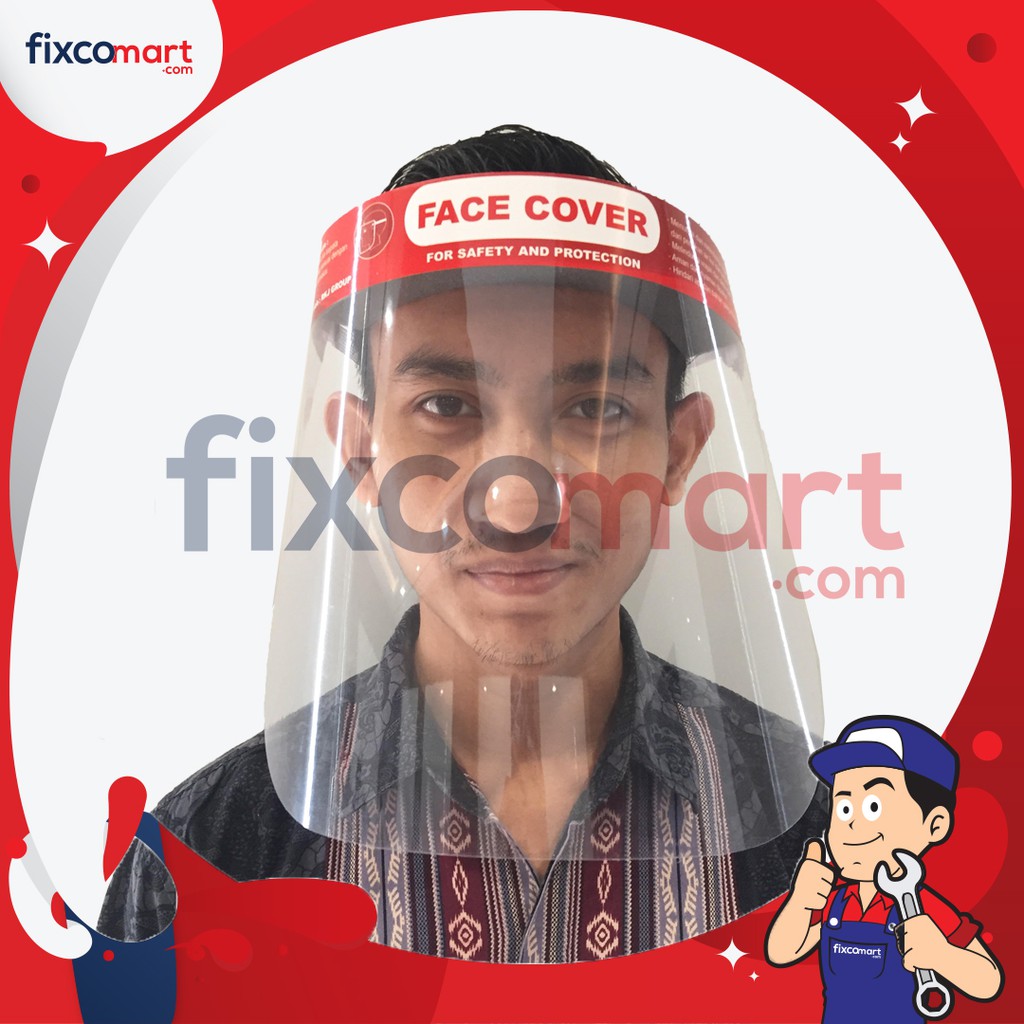 Face Shield Face Cover Tebal Faceshield Pelindung Wajah