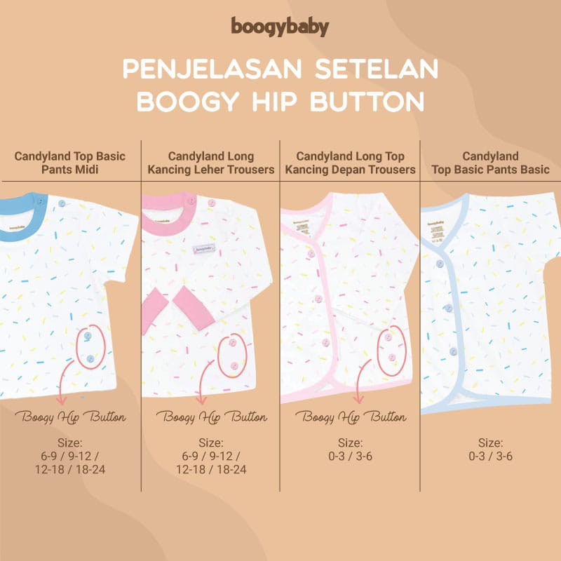 Boogy Baby Piyama Bayi dan Anak SOLID Series