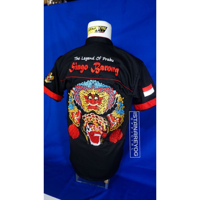 BAJU REOG / HEM / KEMEJA BORDIR SINGO BARONG JARANAN TERLARIS