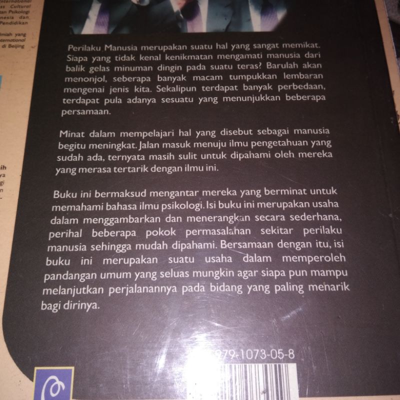 Perilaku Manusia Pengantar Singkat Tentang Psikologi - Samsunuwiyati Marat Lieke Indieningsih Kartono Leonard Polhaupessy - Refika Aditama - Original