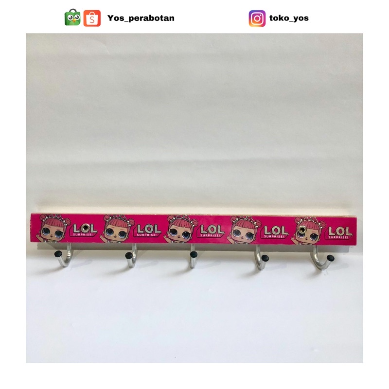 Kapstok karakter~Gantungan Baju Tempel