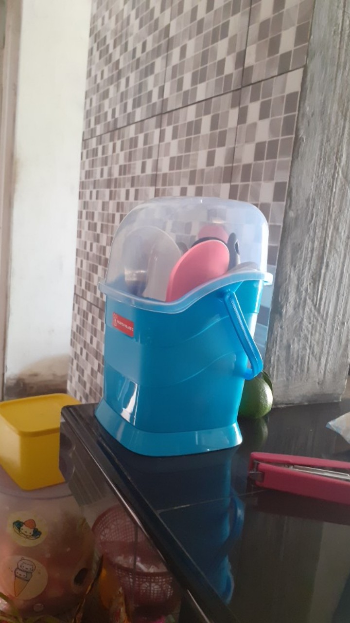 Tempat Sendok/wadah Sendok Star Cutlery Maspion/tempat Sendok Garpu/wadah Sendok Garpu Murah  1200gr
