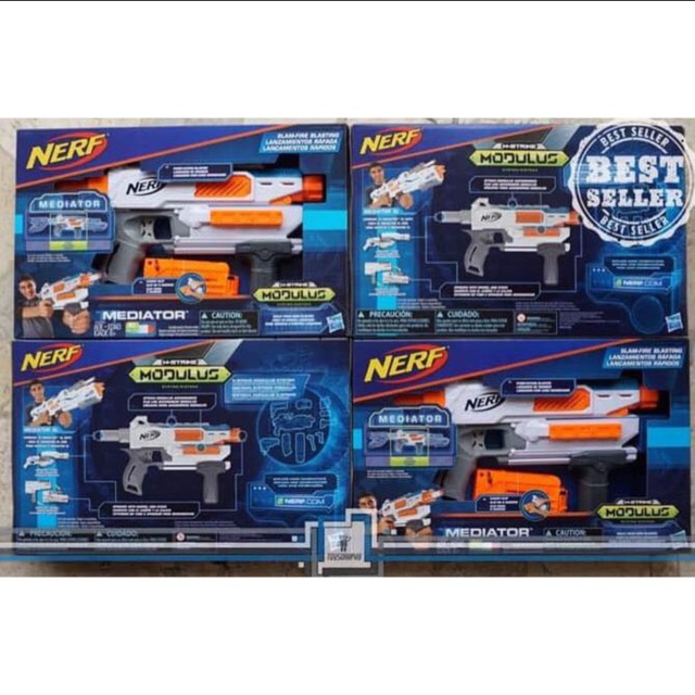 Nerf Modulus Mediator bisa Slamfire/ nerf blaster not retaliator