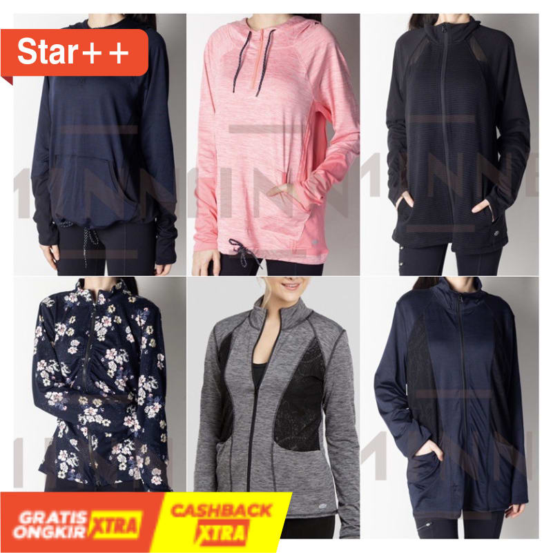 SETELAN OLAHRAGA SPORT UNTUK WANITA CEWEK MURAH / Maurices In Motion Active Jacket / Jaket