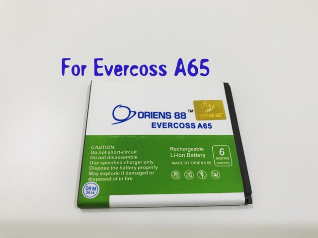 (P) Baterai batre battery EVERCOSS A65 double power/IC ORIENS88