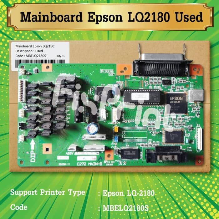 Mainboard Printer Epson Motherboard LQ 2180 LQ2180 LQ-2180 Original - BEKAS FSB1887