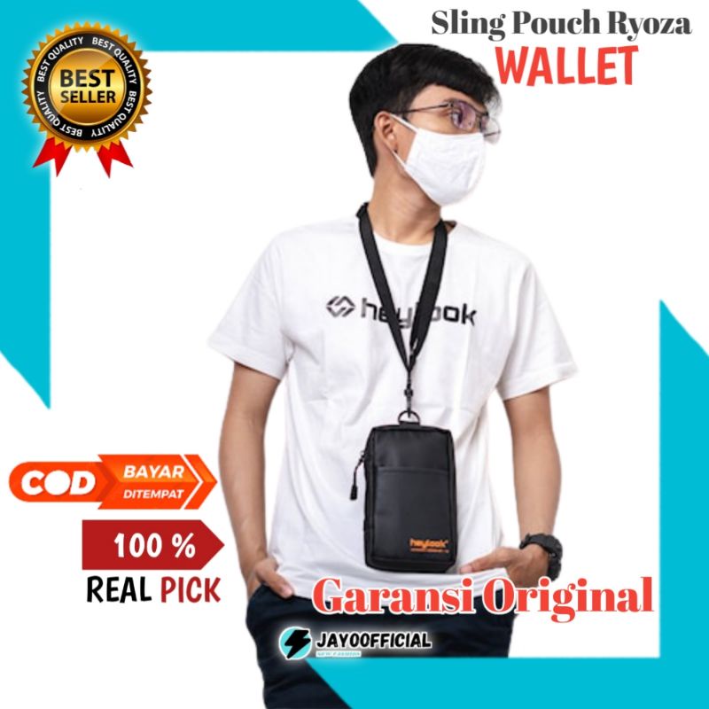 Sling Bag Pouch Hp Pria Bag Pouch Anti Air Kecil Dompet Kartu Wanita Uang dan Atm Waterproof Murah