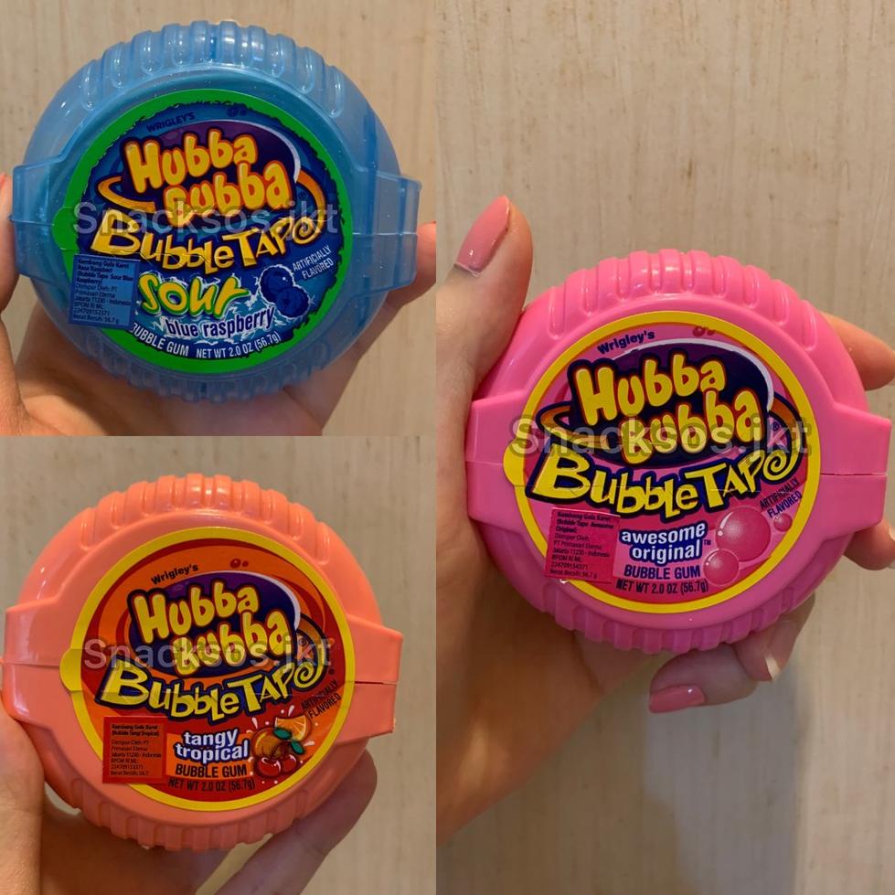 Jual Ready HUBBA BUBBA BUBBLE GUM TAPE AWESOME ORIGINAL / TANGY