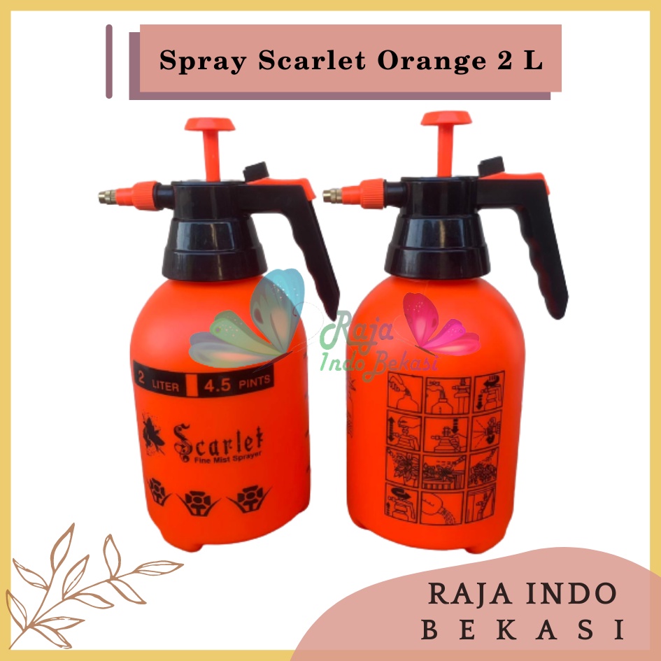 Semprotan Sprayer Tanaman 2 Liter Scarlet Orange Semprotan Disinfektan 2 Liter Hand Sprayer Tanaman Spray Semprotan Tanaman Air Burung - SEMPROTAN AIR 2 LITER L OEM JET PUMP PREASSURE SPRAYER TANAMAN AIR MANDI BURUNG HAMA DESINFEKTAN S2OEM