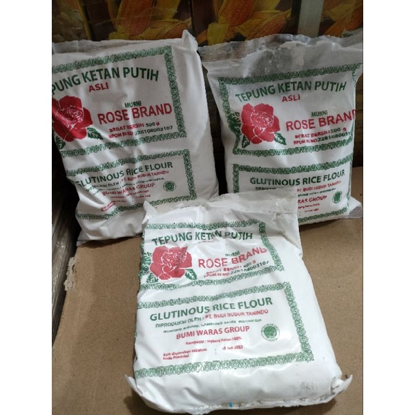 

TEPUNG KETAN PUTIH ROSE BRAND 500 GRAM