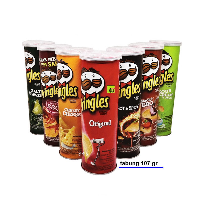 

Pringles - Keripik Kentang Pottato Chips - 107gr