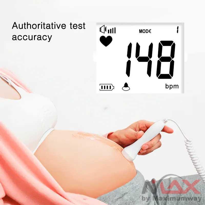 Aksesoris Kesehatan Cofoe Deteksi Jantung Janin Bayi Fetal Doppler Heartrate - JSL-T501 Warna Putih