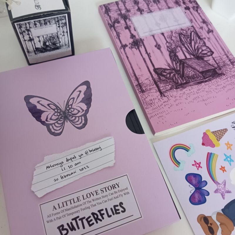 novel butterflies by alesacakes