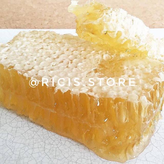 MADU SARANG ASLI RAW HONEY SARANG MADU HONEYCOMB 250 GRAM