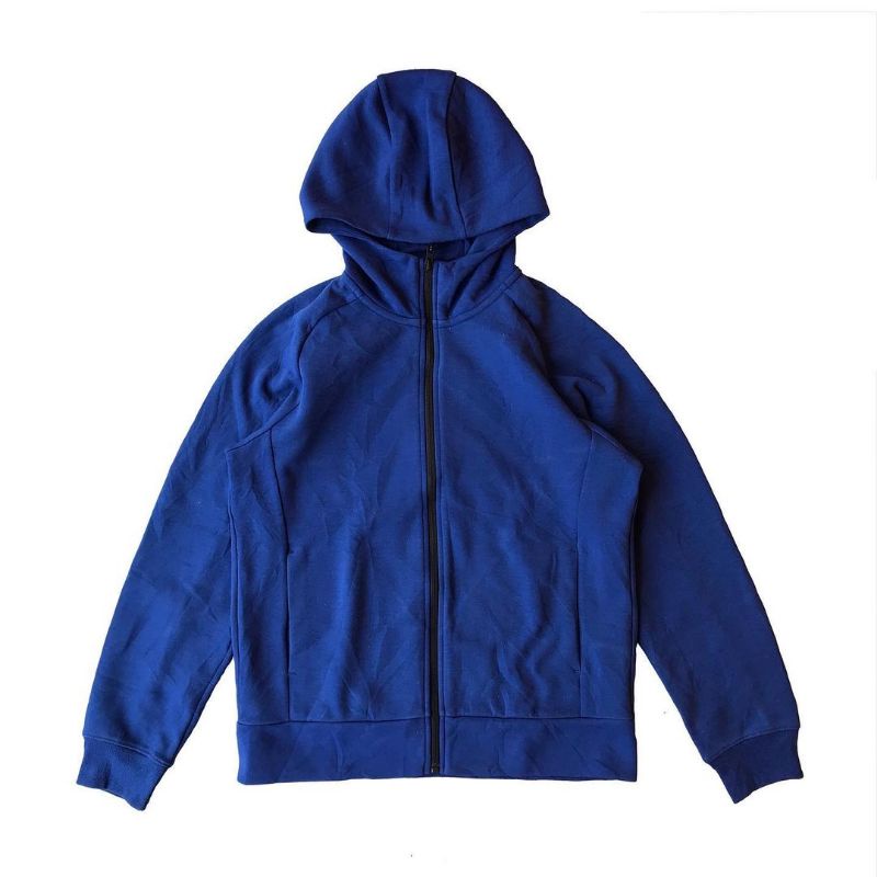 Jaket Zipper Hoodie Uniqlo polos