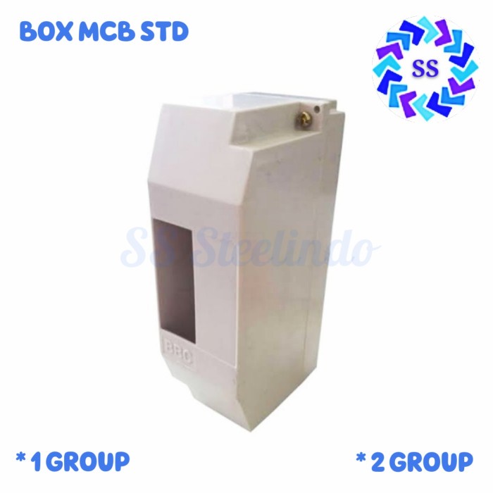 BOX MCB LISTRIK  1 GROUP - 2 GROUP STD