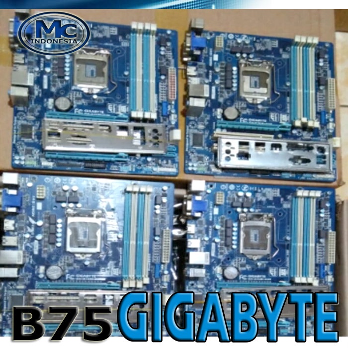 Mainboard Motherboard MOBO B75 Intel 1155 4 Slot RAM