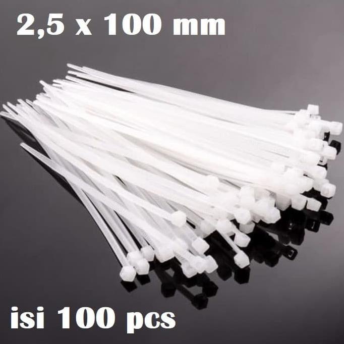 

Murah Kabel Ties Cable Ties Kabel Tis Cable Tie Perapih 2.5X100Mm Isi 100Pcs