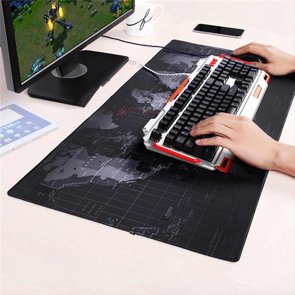 MOUSEPAD GAMING MOTIF PETA DUNIA