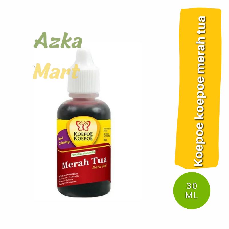 

koepoe koepoe merah tua 30 ml
