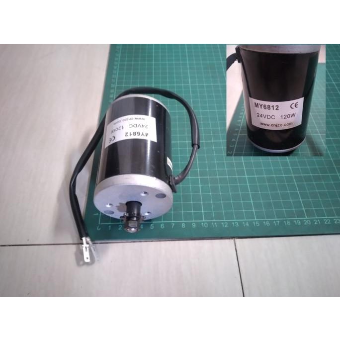 MY6812 Dc Motor Scooter 120W 24v Gear high Speed Motor New/Baru