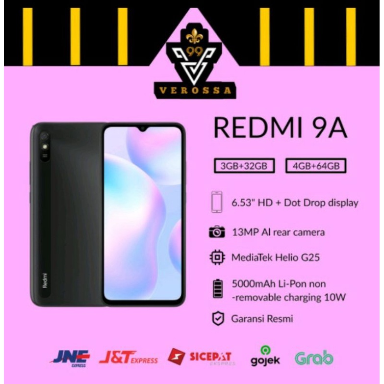 Xiaomi Redmi 9a 2/32 Garansi Resmi Xiaomi