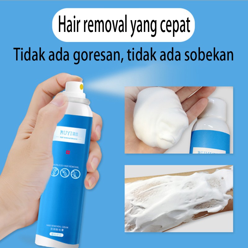 Spray Penghilang Rambut Hair Removal Krim Pemutih Dan Penghilang Rambut Hair Removal Wax 120ml Spray Busa Menghambat Pertumbuhan Rambut Alat Penghilang Bulu Dengan Lembut Tanpa Rasa Sakit Untuk Bagian Pribadi, Tangan Dan Kaki