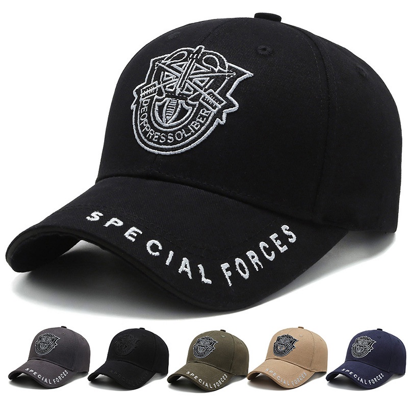 Special Forces Embroidered Baseball Cap Operator Cap Bundle Tactics Cap CP Special Forces Sniper SWAT Cap Wild Sun Hat Daddy Cap