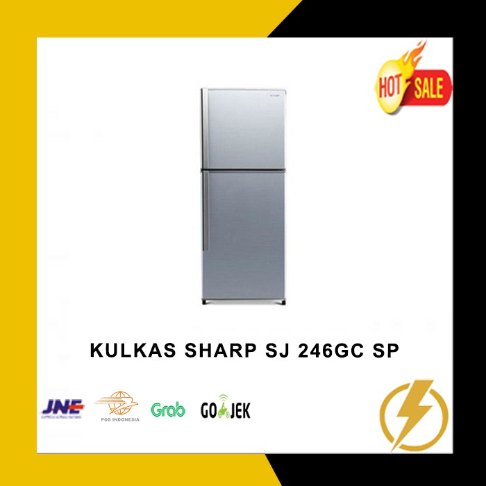 KULKAS SHARP 2 PINTU - SJ 246 GC SP
